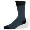 1_Chaussette_Fil d'Ecosse_Piqué_Navy-Sky Blue