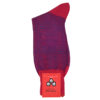 2_Chaussette_Fil d'Ecosse_Prince de Galles_Dark Pink - Royal