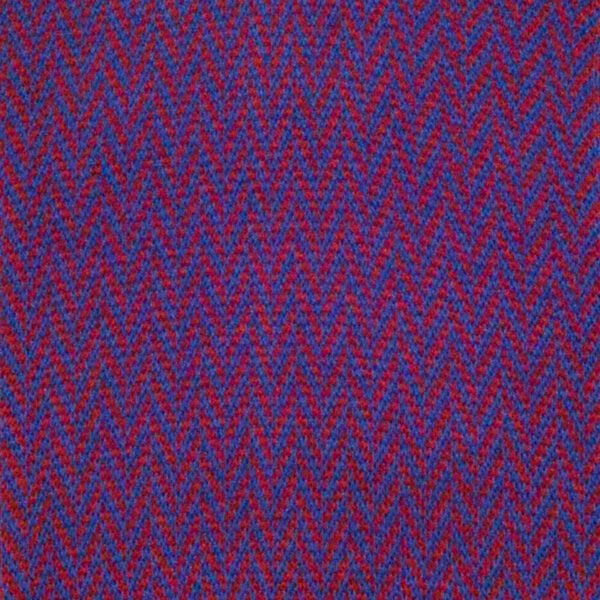 3-CHAUSSETTE FIL D'ECOSSE- MOTIF-Carmin Royal