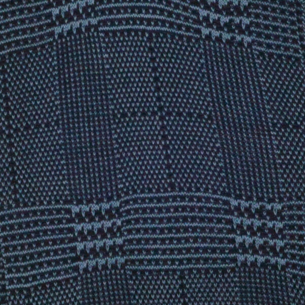 3_Chaussette_Fil d'Ecosse_Prince de Galles_Navy - Blue